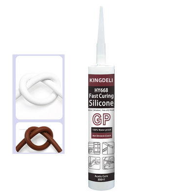 Free Glue Acetic Silicone Sealant 280ml For Metal Waterproof Swimming Pool