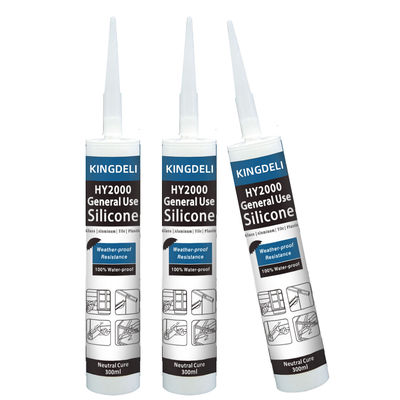 Odorless Neutral Silicone Sealant Caulk Weather Resistant For Stain Steel